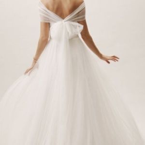 BHLDN x Jenny Yoo Jillian Wedding Gown Size 14 w/ Paolita Sash